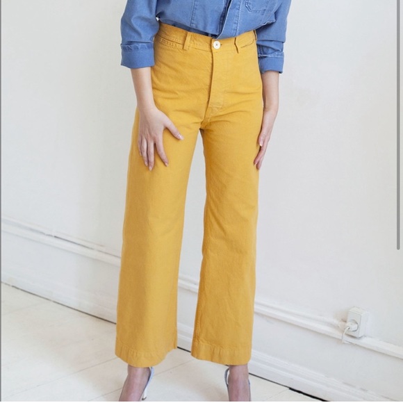 Jesse Kamm sailor pants in Caribbean gold - Picture 6 of 13